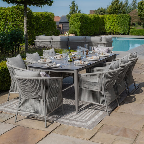 Maze - Maldives Rope Weave 8 Seat Rectangular Dining Set product image