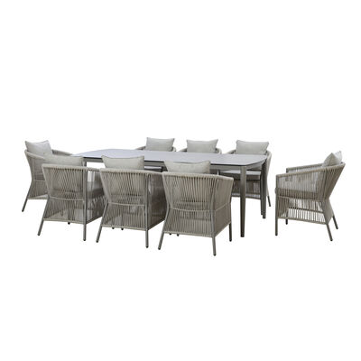 Maze - Maldives Rope Weave 8 Seat Rectangular Dining Set product image