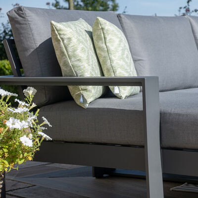 Maze - Amalfi Chaise Aluminium Sofa Set - Grey product image
