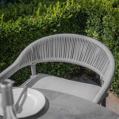 Maze - Florence Rope Weave 4 Seat Round Dining Set with Lazy Susan product image