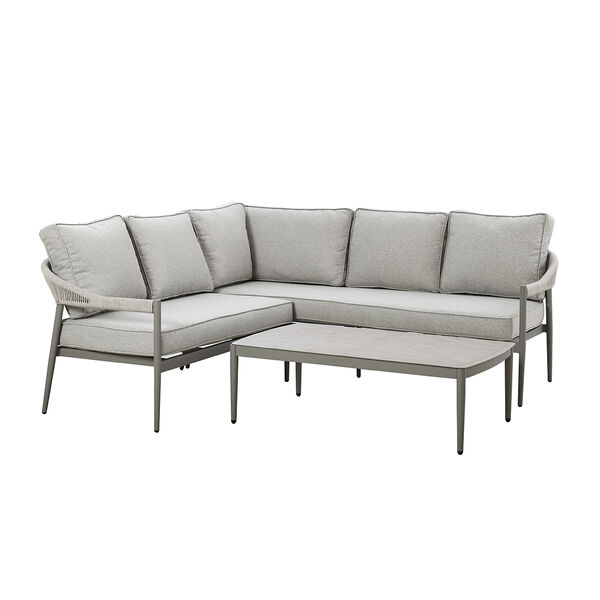 Maze - Florence Rope Weave Small Corner Sofa Set with Rectangular Coffee Table product image