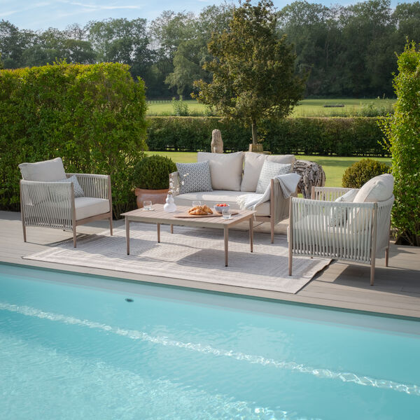 Maze - Havana Rope Weave 2 Seat Sofa Set with Rectangular Coffee Table product image