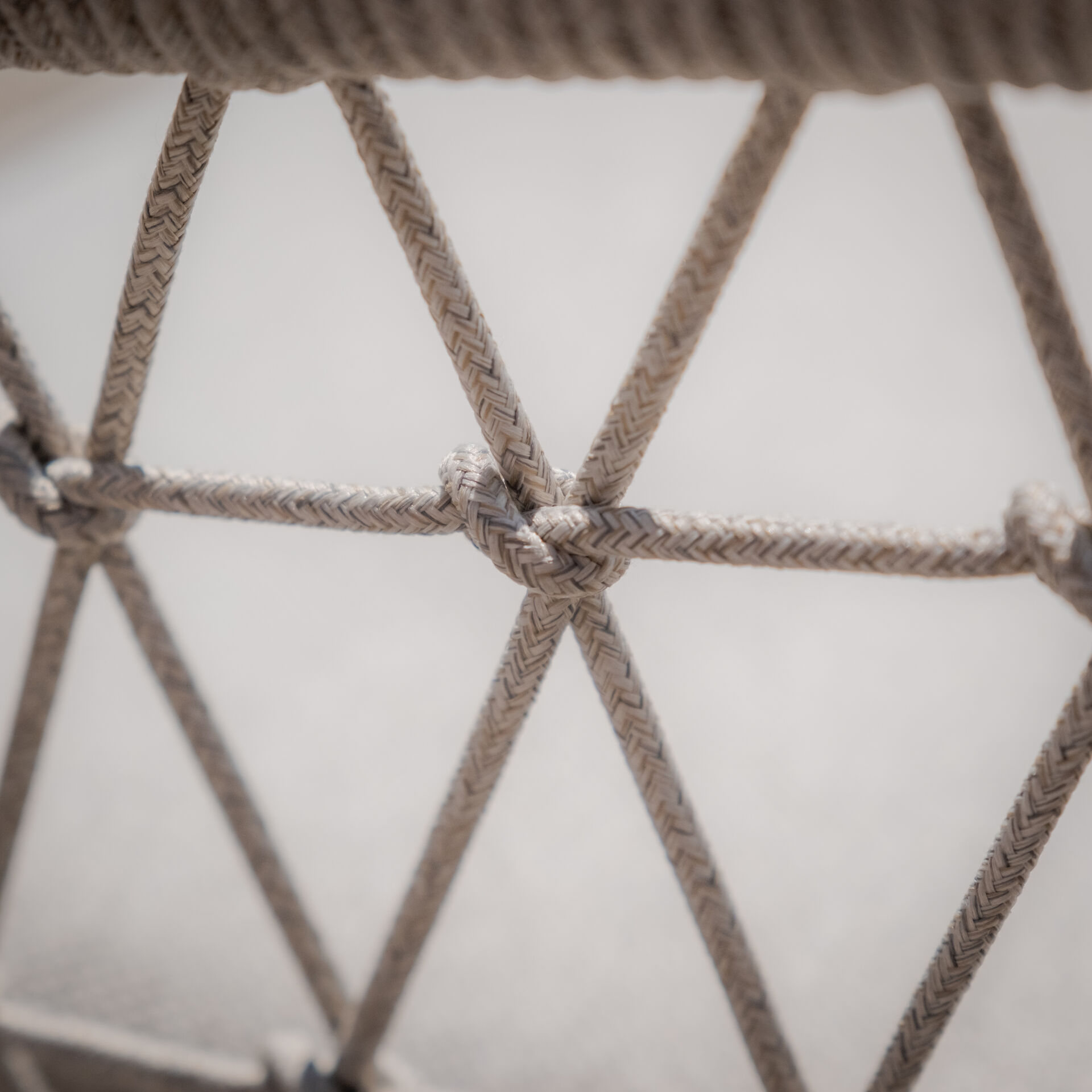 Maze - Monaco Rope Weave Small Corner with Pair of Round Coffee Tables & 2 Armchairs - Cool Linen product image