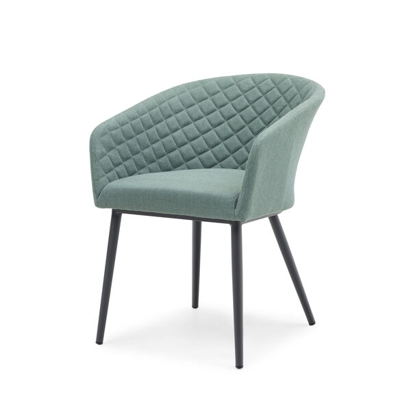 Maze - Jakarta Teak Oval Dining Table with 6 Ambition Sage Green Dining Chairs product image