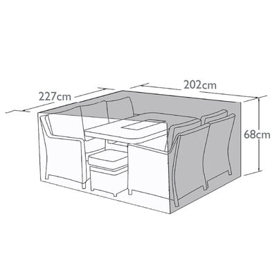 Maze - Large 3 Seat Sofa Set - Garden Furniture Cover product image