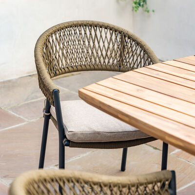 Maze - Bali Rope Weave 8 Seat Oval Dining Set product image