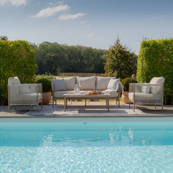 Maze - Havana Rope Weave 3 Seat Sofa Set with Rectangular Coffee Table product image