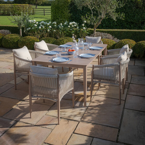 Maze - Havana Rope Weave 6 Rectangular Dining Set product image