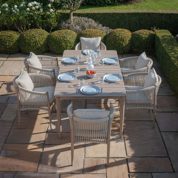 Maze - Havana Rope Weave 6 Rectangular Dining Set product image