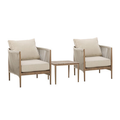 Maze - Havana Rope Weave Lounge Set with Square Side Table product image