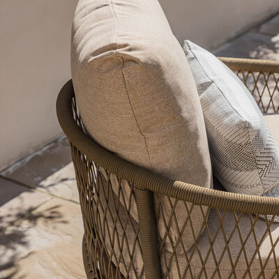 Maze - Bali Rope Weave Double Sunlounger Set with Small Square Coffee Table product image
