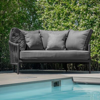 Maze - Milan Rope Weave Daybed - Charcoal product image