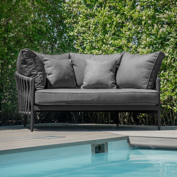 Maze - Milan Rope Weave Daybed - Charcoal product image