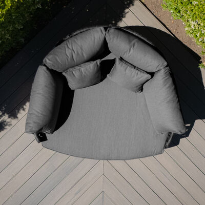 Maze - Milan Rope Weave Daybed - Charcoal product image