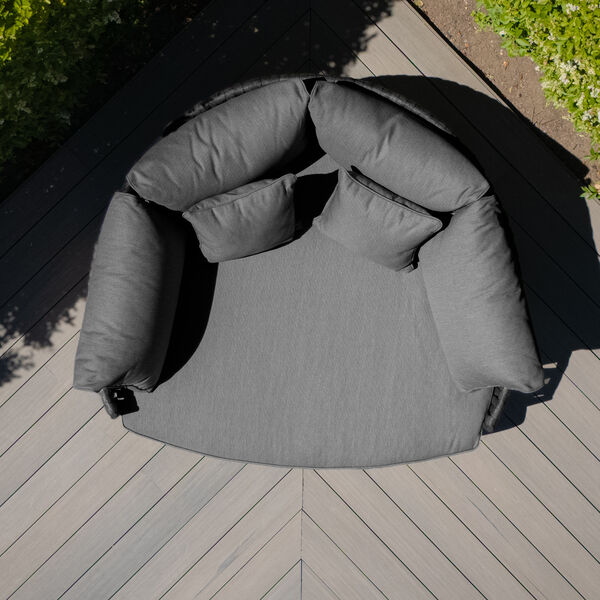 Maze - Milan Rope Weave Daybed - Charcoal product image