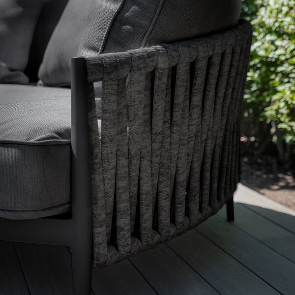 Maze - Milan Rope Weave Daybed - Charcoal product image