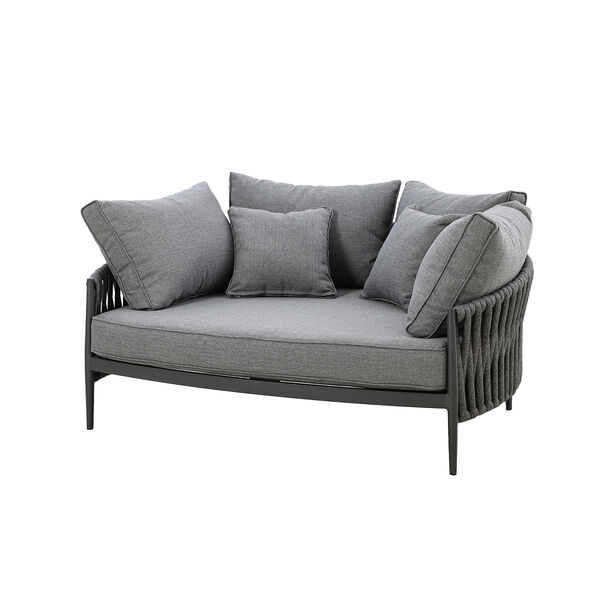 Maze - Milan Rope Weave Daybed - Charcoal product image