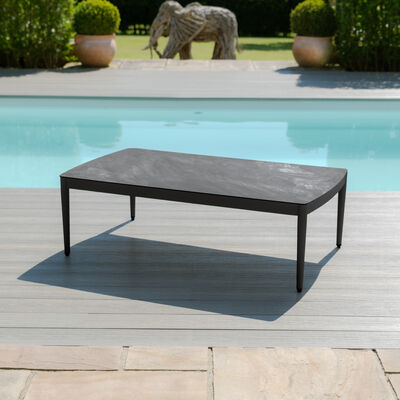 Maze - Milan Rope Weave 3 Seat Sofa Set with Rectangular Coffee Table - Charcoal product image