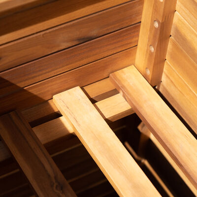 Maze - Bali Small Planter with Metal Liner - Acacia Wood product image