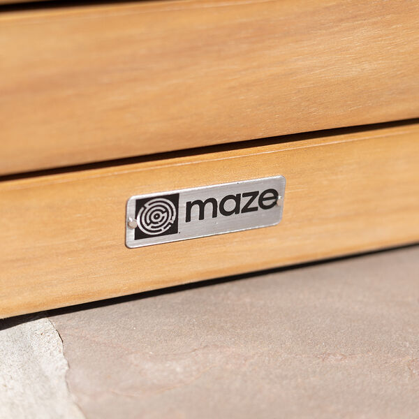 Maze - Bali Small Planter with Metal Liner - Acacia Wood product image