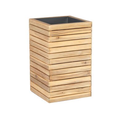 Maze - Bali Medium Planter with Metal Liner - Acacia Wood product image
