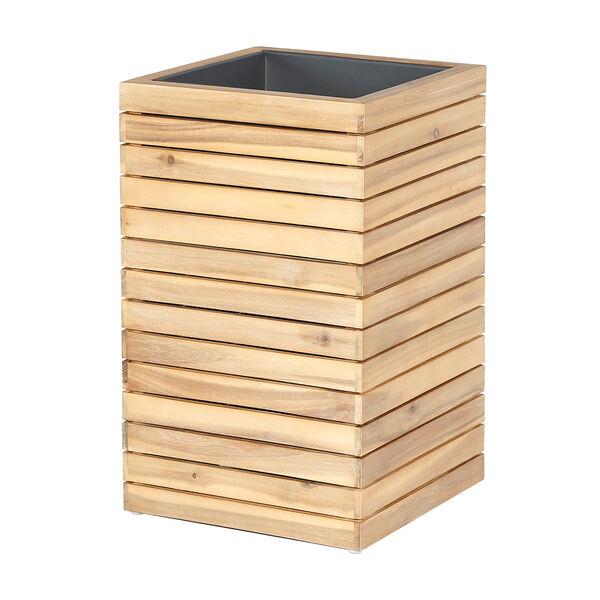 Maze - Bali Medium Planter with Metal Liner - Acacia Wood product image