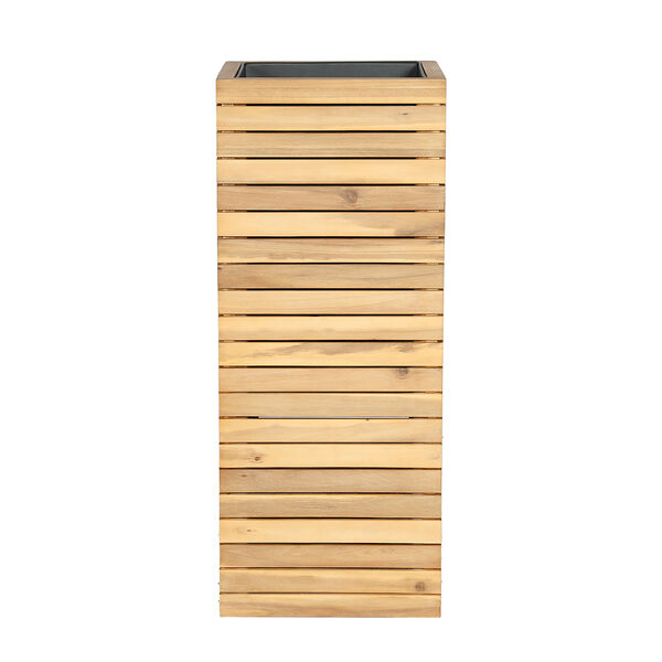 Maze - Bali Large Planter with Metal Liner - Acacia Wood product image