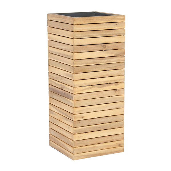 Maze - Bali Large Planter with Metal Liner - Acacia Wood product image