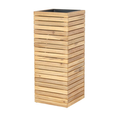 Maze - Bali Large Planter with Metal Liner - Acacia Wood product image