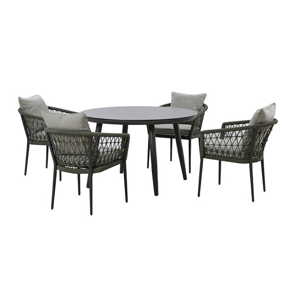 Maze - Monaco Rope Weave 4 Seat Round Dining Set product image