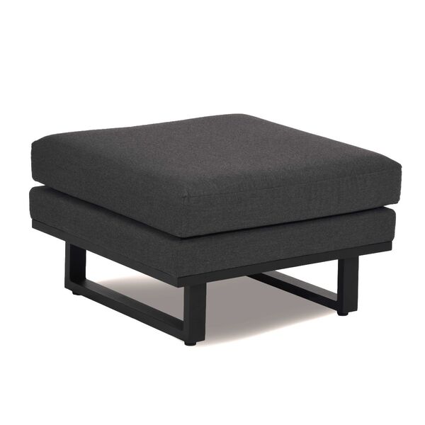 Maze - Outdoor Fabric Ethos Footstool - Charcoal product image