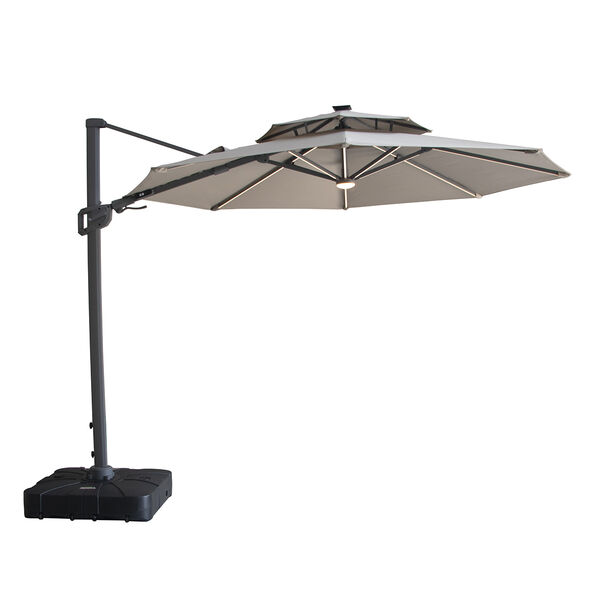 Maze - Apollo LED 3m Round Rotating Cantilever Parasol product image