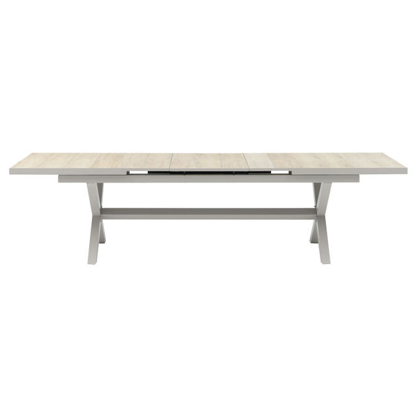 Maze - Vienna 6 - 10 Seat Extending Rectangular Dining Table with Dawn Grey Aluminium Frame product image