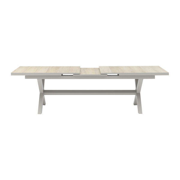 Maze - Vienna 6 - 10 Seat Extending Rectangular Dining Table with Dawn Grey Aluminium Frame product image