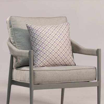 Maze - Pair of Outdoor Fabric Scatter Cushion (43x43cm) - Mosaic Lavender product image