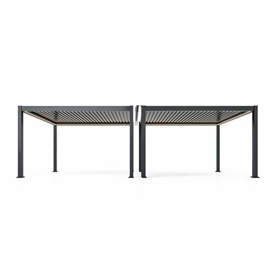 Eden Pergola Aluminium Jointing Kit for 3m side Grey