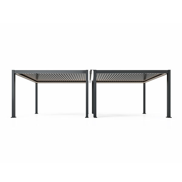 Eden Pergola Aluminium Jointing Kit for 3m side Grey