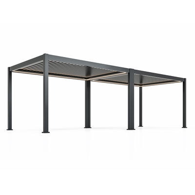 Eden Pergola Aluminium Jointing Kit for 3m side Grey