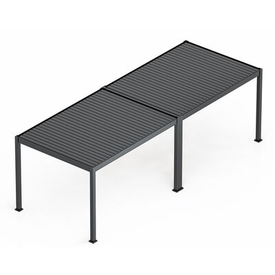 Eden Pergola Aluminium Jointing Kit for 3m side Grey