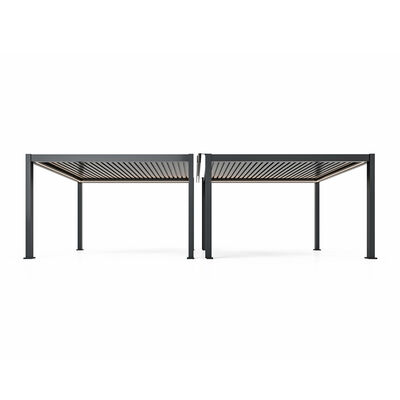 Eden Pergola Aluminium Jointing Kit for 4m side Grey