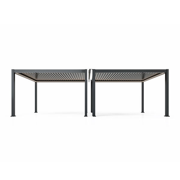Eden Pergola Aluminium Jointing Kit for 4m side Grey