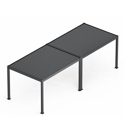 Eden Pergola Aluminium Jointing Kit for 4m side Grey