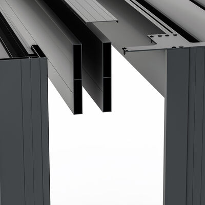 Eden Pergola Aluminium Jointing Kit for 4m side Grey