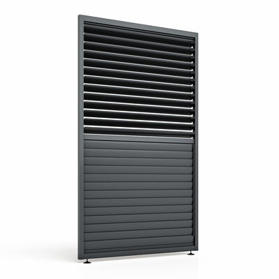 Maze - Eden Pergola Adjustable Grey Louvre Panel (131 x 222cm) - fits within 3m product image