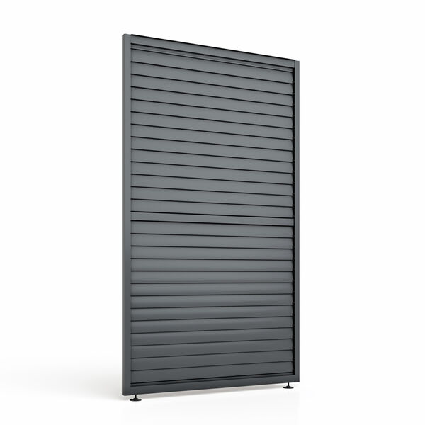 Maze - Eden Pergola Adjustable Grey Louvre Panel (131 x 222cm) - fits within 3m product image