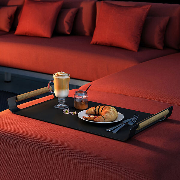 Maze - Selene Aluminium Tray - Grey product image