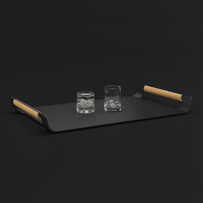 Maze - Selene Aluminium Tray - Grey product image