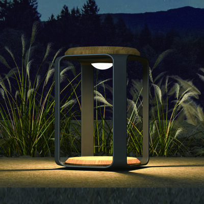 Maze - Selene Small Solar LED Light - Grey product image