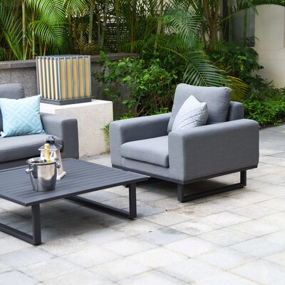 Maze - Outdoor Fabric Ethos Garden Sofa Armchair - Flanelle product image