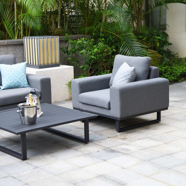 Maze - Outdoor Fabric Ethos Garden Sofa Armchair - Flanelle product image